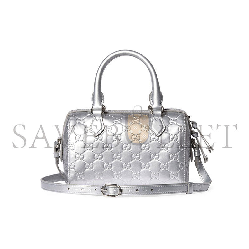GUCCI GG EMBLEM SMALL BOSTON BAG 848889 (20.5*14*11.5cm)